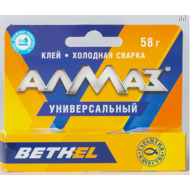 Клей холодная сварка Алмаз Универсал 58гр.