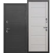 Дверь мет.ISOTERMA (терморазрыв) Серебро Лиственница беж Царга (860мм) правая "Ferroni"646