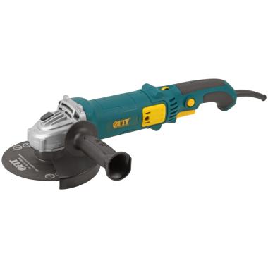 Шлифмашина угловая 1400 Вт; 0-10000 об/мин; КлК 150 мм; 2,5 кг; армир.ротор; б/с щеток; коробка