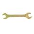 Ключ рожковый, 17 х 19 мм, желтый цинк Сибртех