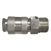 Адаптер быстросъемный с запорным клапаном с внешней резьбой 1/2" ФИТ