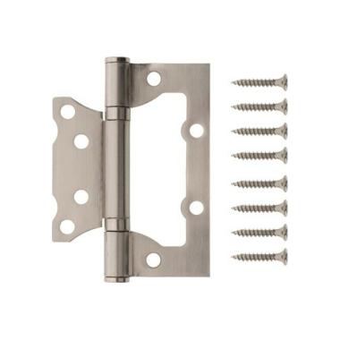 Петля CODE DEKO без врезки 100*75*2,5-B2-NIS Никель (цена за пару)