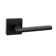 Ручка дверные S-Locked A-124 BL/BL  Матовый черный