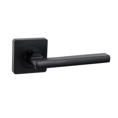 Ручка дверные S-Locked A-124 BL/BL  Матовый черный