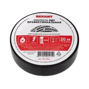 Изолента ПВХ ПРОФ 19мм*20м Черный
