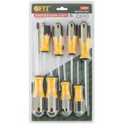 Отвертки "Старт", crv сталь, прорезиненные ручки, магнитный наконечник, блистер, набор 8 шт. ФИТ