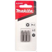 Биты Makita PH2 25мм 3шт