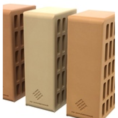 Кирпич керамический утолщенный лицевой пустотелый Осенний лист, Произ. ПКК на Закаменной (192шт./поддон)