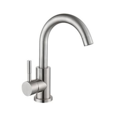 Смеситель д/кухни шар. с высоким изливом, G103311, D35 нерж.сталь Gota Rocio