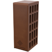 Кирпич Керамический одинарный лицевой пустотелый Мокко, произ. ПКК на Закаменной, ПОШТУЧНО (264 шт/0,62 т/поддон)