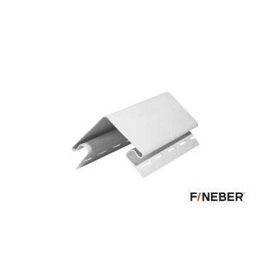 Наружный угол к сайдингу FineBer Classic Color, белый 3050мм (5шт/уп)