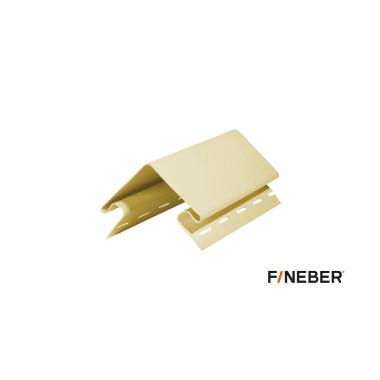 Наружный угол к сайдингу FineBer Classic Color, кремовый 3050мм (5шт/уп)ПРОДАЖА ПОД ОСТАТОК