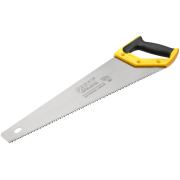 Ножовка по дереву, крупный кален.зуб 5 Тpi с запилом 7 Тpi, 2d заточка, прорезинен.ручка 450 мм ФИТ