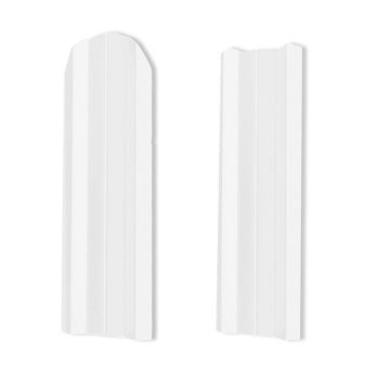 Штакетник Сигнально белый (RAL 9003), 85х60х48, 1,20м