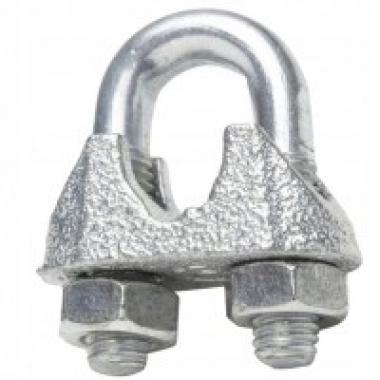 Зажим для троса 16 мм. цинк DIN741