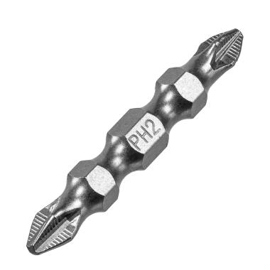 Бита двухсторонняя, PH2-PZ2 х 45 мм, сталь S2, 10шт/уп (ПОШТУЧНО), Denzel