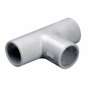 Тройник соедин. для трубы гладкой ПВХ/гофротрубы d20мм