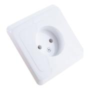 Розетка "Этюд"1СП б/з белый Schneider Electric