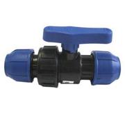 Кран шаровый ПНД, компрессионный D 50 мм