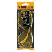 Очки защитные открытые, поликарбонатные, увеличенная желтая линза, регулируемые дужки, Denzel