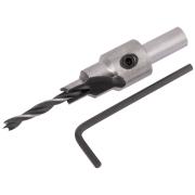 Сверло с зенкером для мебельных стяжек 5 мм/зенкер 9,5 мм (для стяжки 7х70)