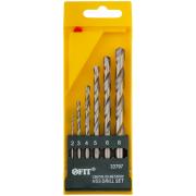 Набор сверл по металлу hss полированных, 6 шт. (2-3-4-5-6-8 мм)