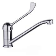 Смеситель д/кухни шар. хирург.с длинным изливом,G213110  Gota Rocio