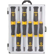Отвертки для точных работ crv, 6 шт., ph/sl, пластиковый кейс ФИТ