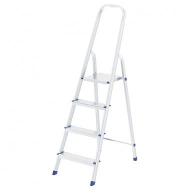 Стремянка, 4 ступени, алюминиевая, Россия, Сибртех
