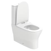 Унитаз напольный безободковый с быстросъемным сиденьем микролифт Rietti Vinchi VT10804H