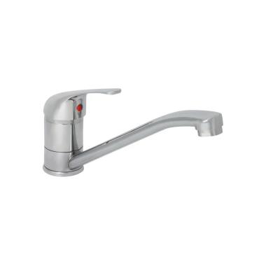 Смеситель д/кухни шар. с длин. изливом, D 40, 497021, Антей