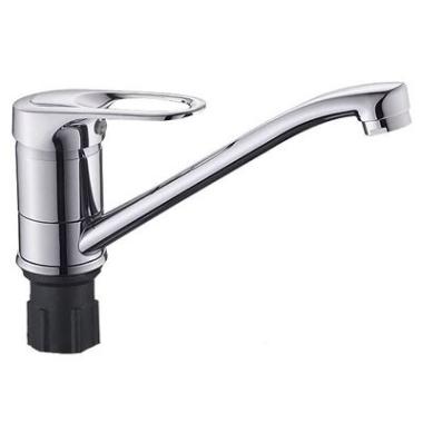 Смеситель д/кухни шар. с длин. изливом, D 40, 497025, Антей