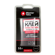 Клей-пластилин эпоксидный Холодная сварка термостойкий  55гр черный MasterTeks HomeMaster