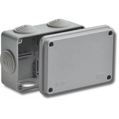 Коробка распаячная 120х80х50мм ОП крышка 6вх IP 55 Тусо