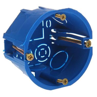 Коробка устан.(подрозетник) 68х45мм СП для ГКЛ пл.лапки