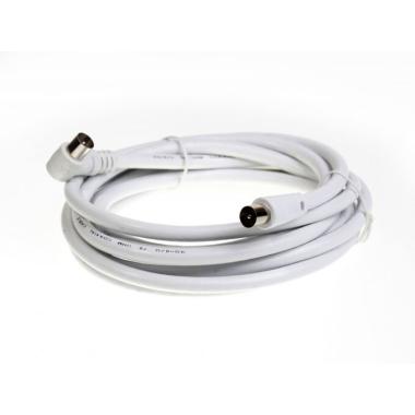 Кабель антенный угловой разъем М-М 1,8м