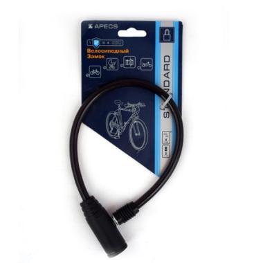 Замок велосипедный PD-80-35см (d8мм) АПЕКС