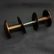 Ручка-кнопка (дверная) РДК-110мм Антик-медь