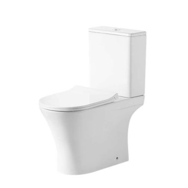 Унитаз Grossman Classic безободковый,белый с тонкой крышкой, микролифт,2-х режимный  смыв Торнадо