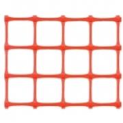 Сетка, Аварийное ограждение 1.3*25м, 40х45мм, Оранжевый