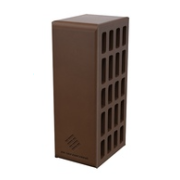 Кирпич керамический утолщенный лицевой пустотелый Шоколад/ ПОШТУЧНО, Произ. ПКК на Закаменной (192шт./поддон)