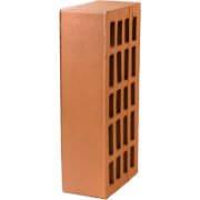 Кирпич Керамический одинарный лицевой пустотелый Красный, произ. ПКК на Закаменной, (264 шт/0,62 т/поддон)