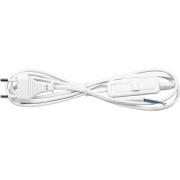 Шнур сетевой с выключателем 1,9м белый KF-HK-1 Feron