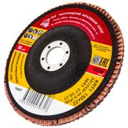 Круг лепестковый торцевой КЛТ-1, зернистость Р40(40Н), 150 х 22,2 мм, "БАЗ" Россия